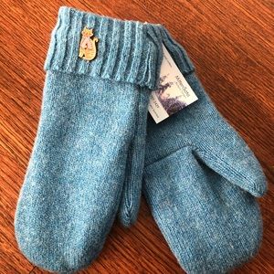 Hand made wool mittens